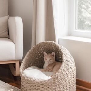 Washable Cat Bed Cover